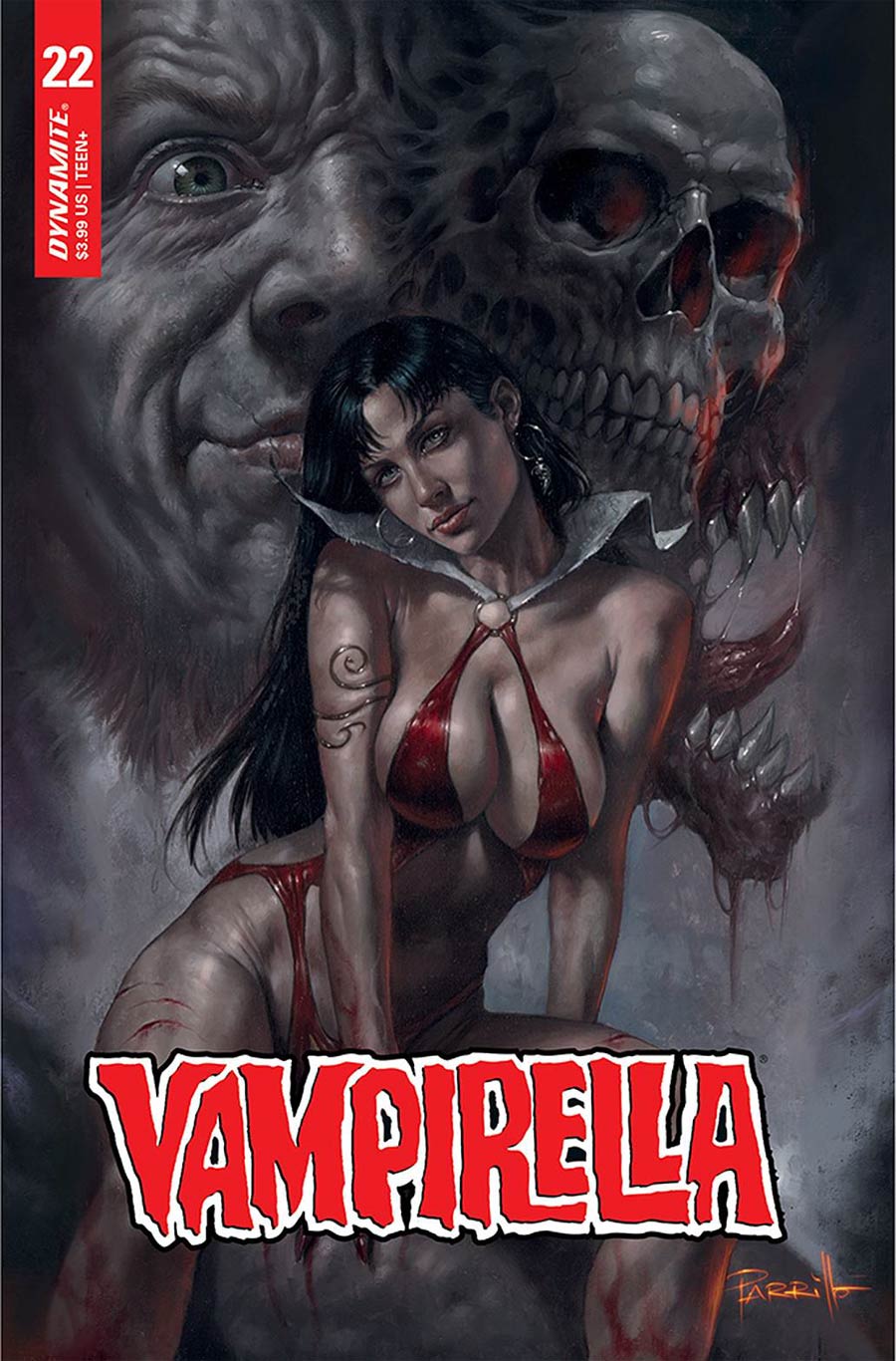 Vampirella Vol 8 #22 Cover A Regular Lucio Parrillo Cover