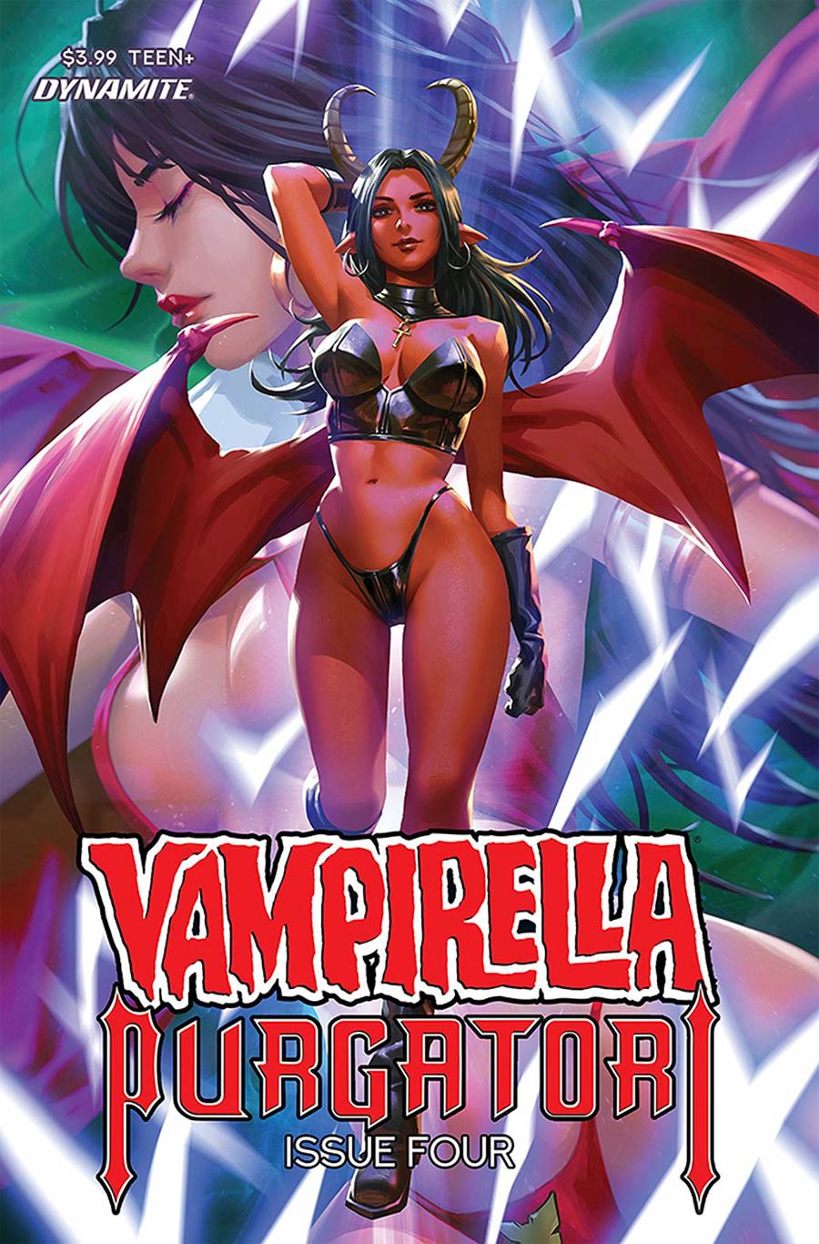 Vampirella vs Purgatori #4 Cover A Regular Derrick Chew Cover