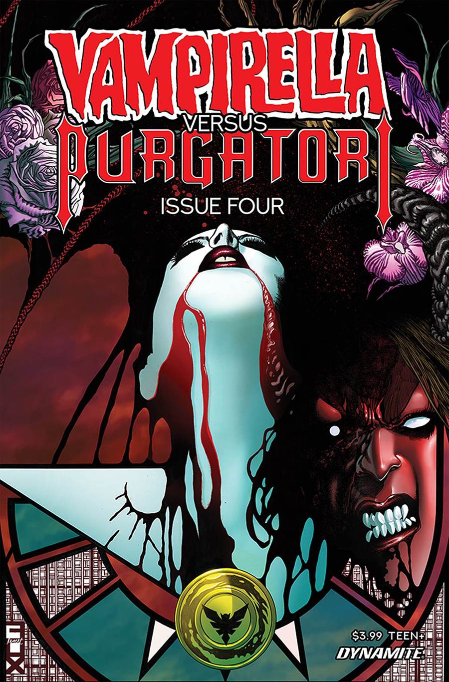 Vampirella vs Purgatori #4 Cover C Variant Russell Fox Cover