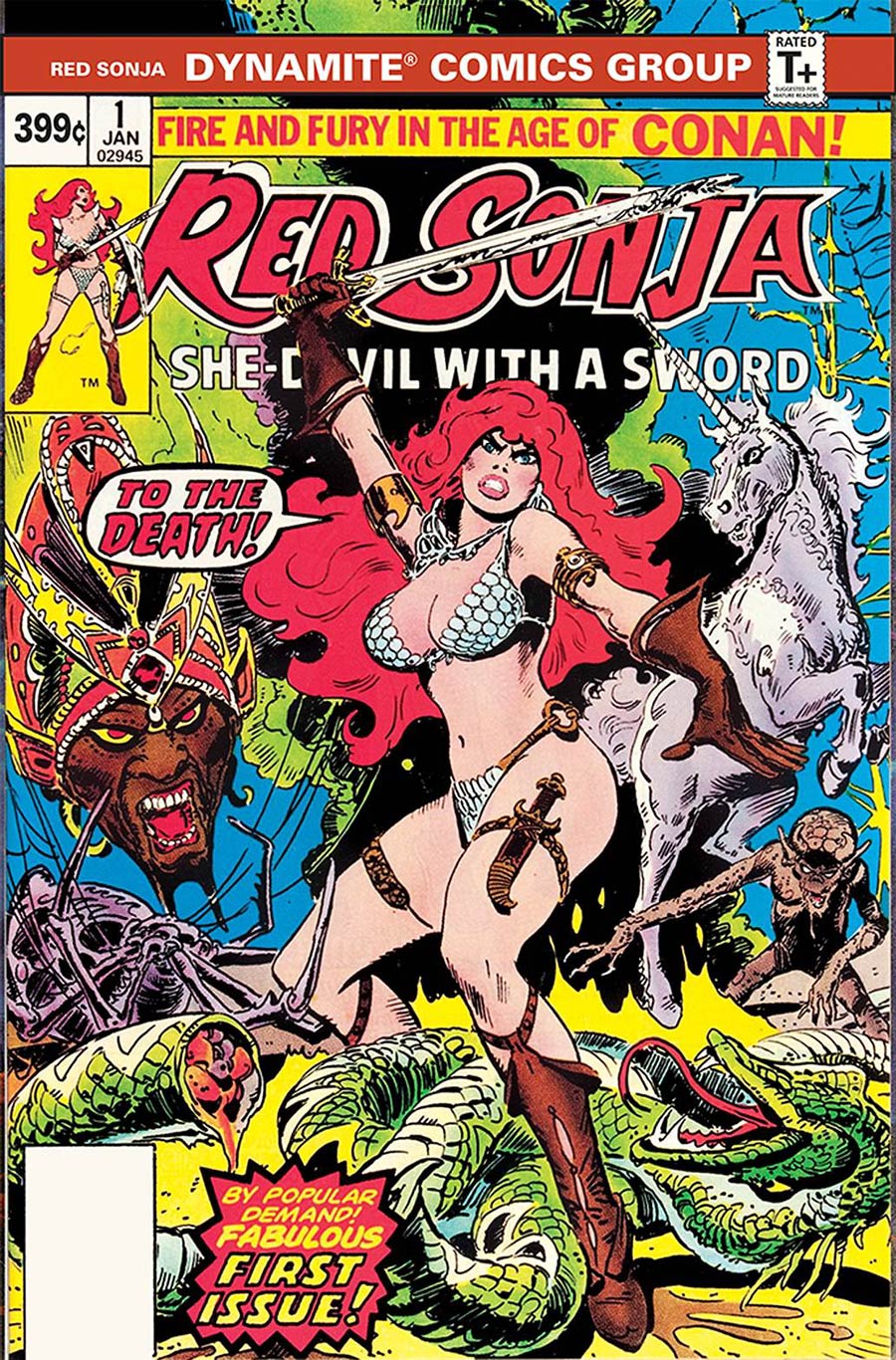 Red Sonja #1 Cover B Dynamite Edition (Limit 1 Per Customer)