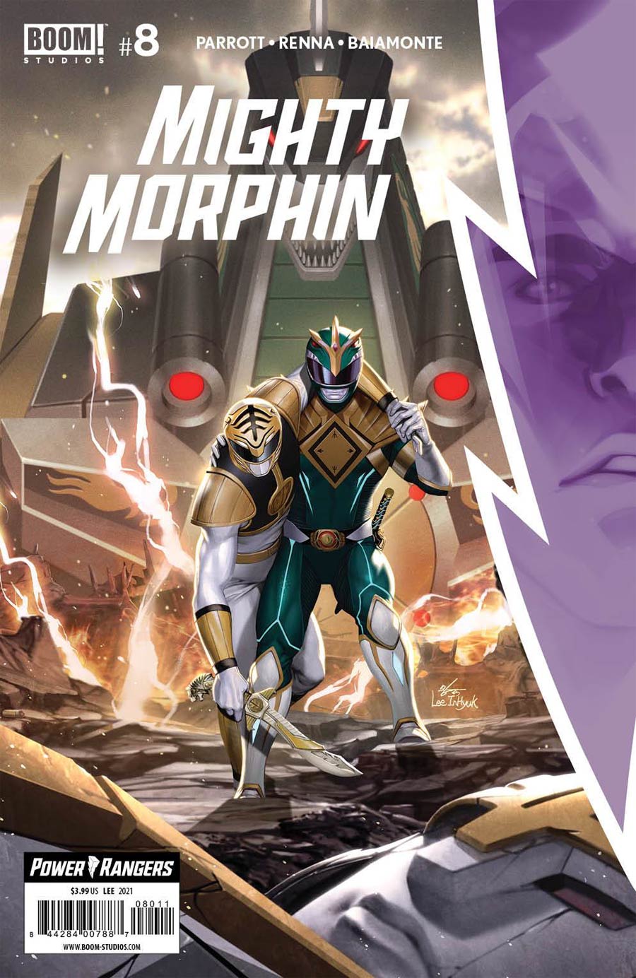 Mighty Morphin #8 Cover A Regular Inhyuk Lee Cover