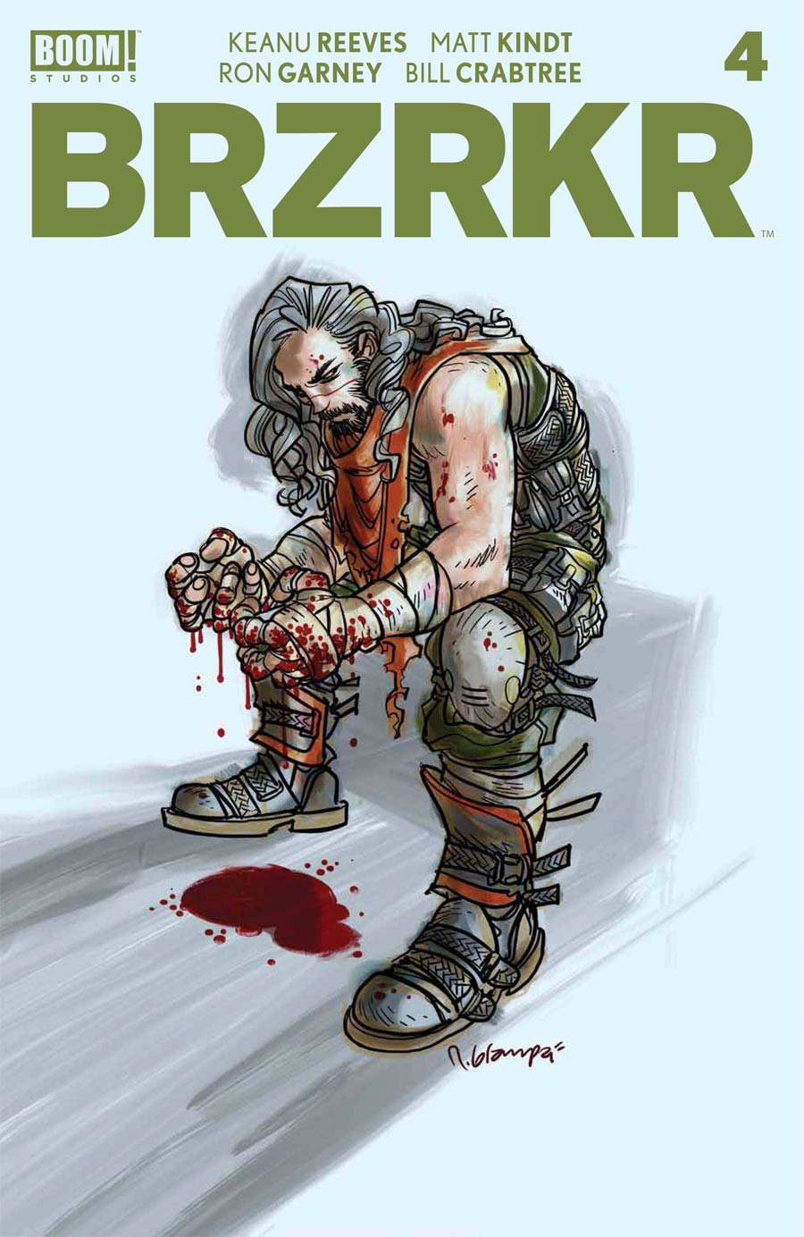 BRZRKR (Berzerker) #4 Cover A Regular Rafael Grampa Cover