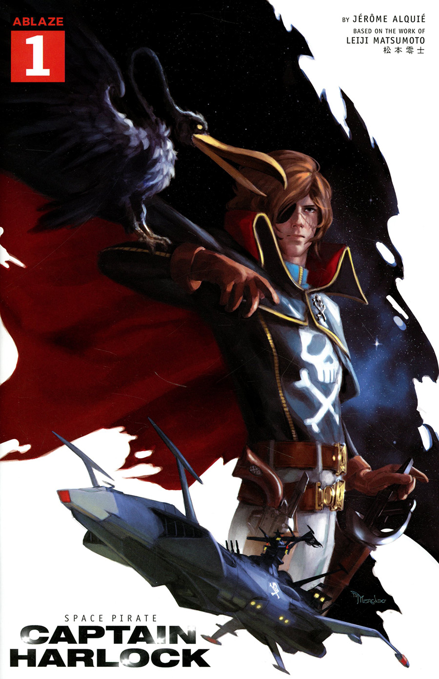 Space Pirate Captain Harlock #1 Cover E Variant Miguel Mercado Cover