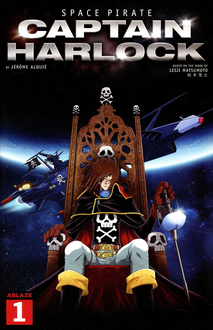 Space Pirate Captain Harlock #1 Cover G Variant Jerome Alquie Cover