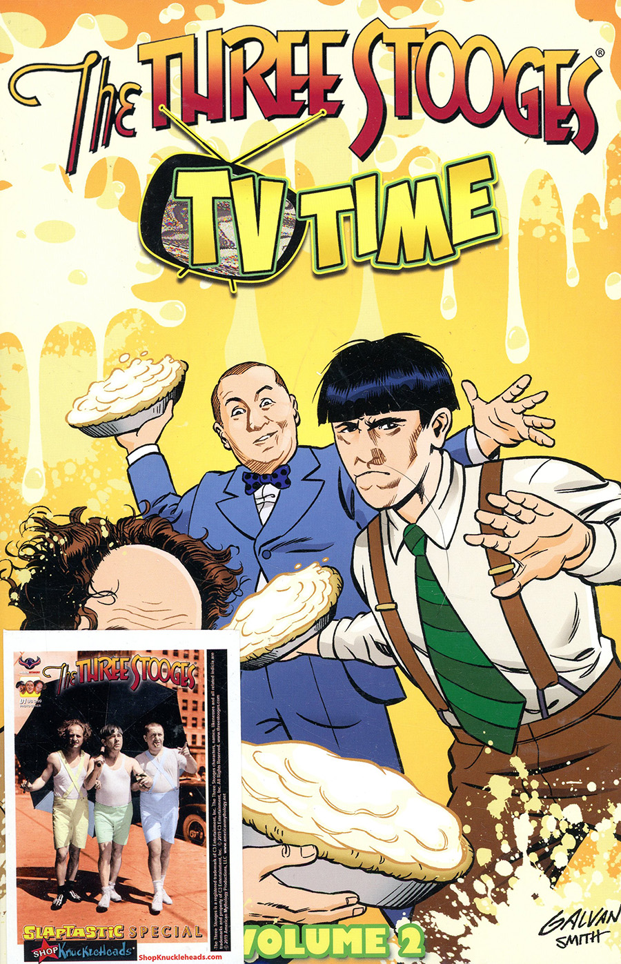 Three Stooges Vol 2 TV Time TP With Promo Card