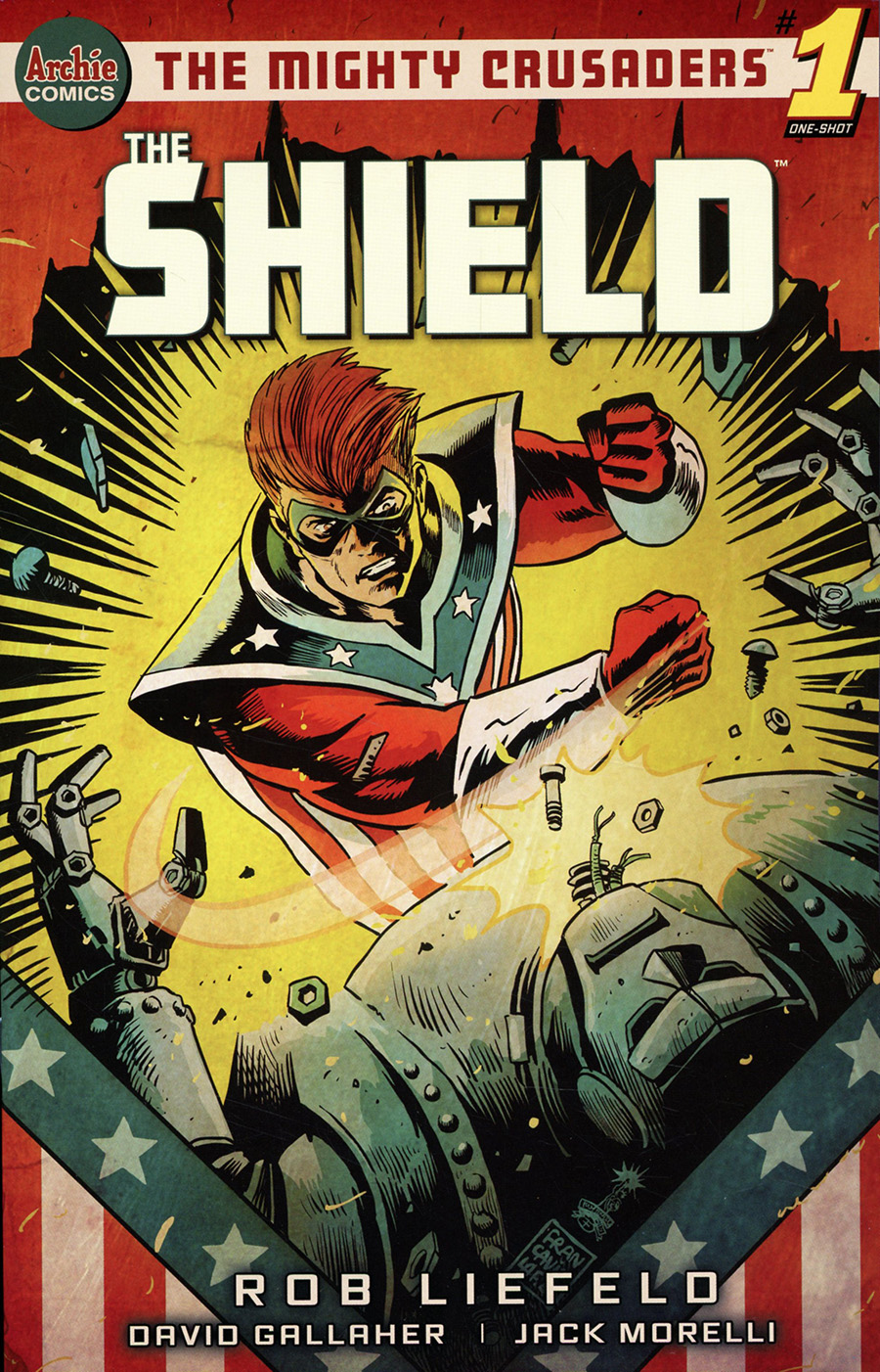Mighty Crusaders #1 (One Shot) The Shield Cover B Variant Francesco Francavilla Cover
