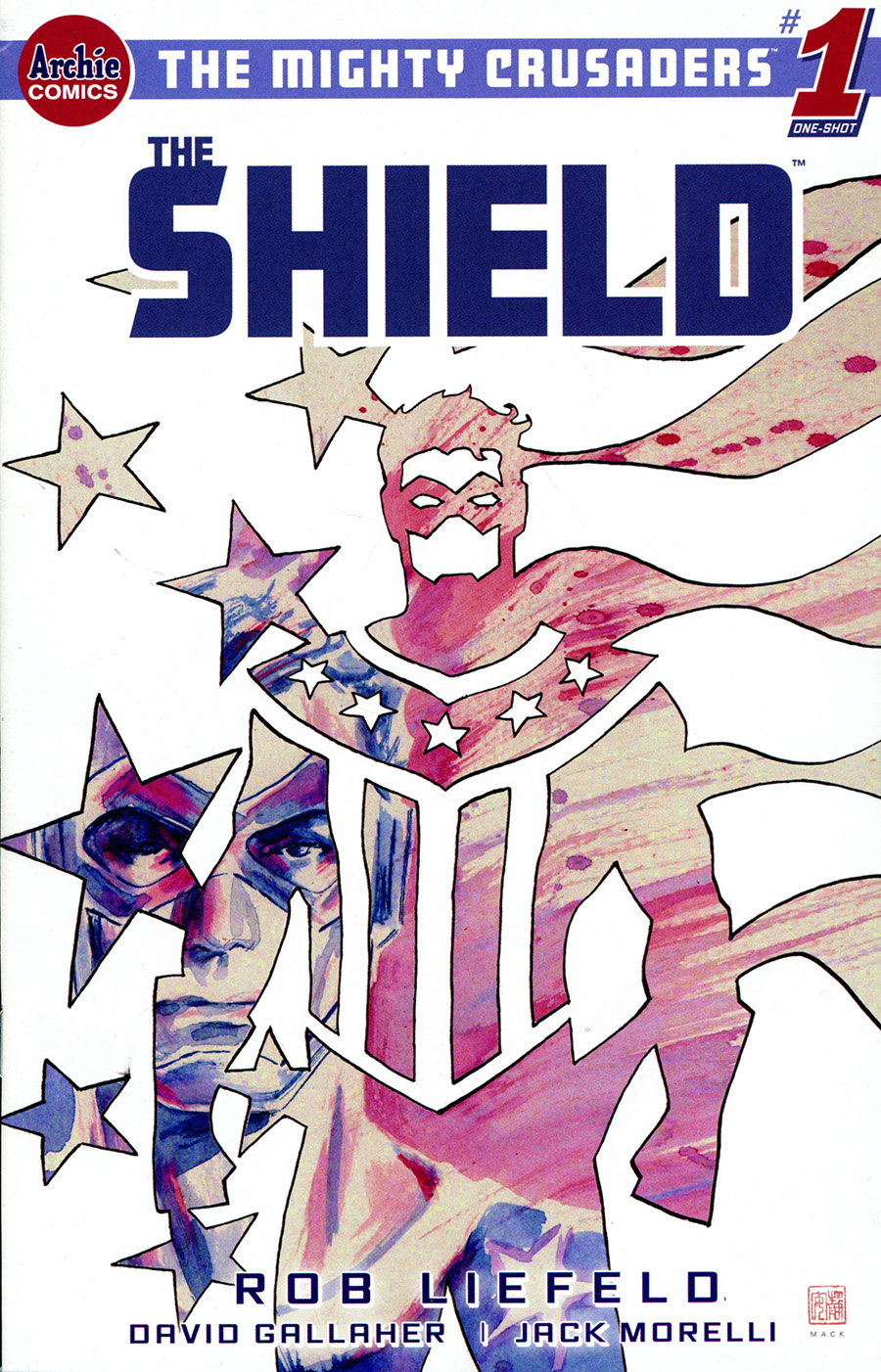 Mighty Crusaders (One Shot) #1 The Shield Cover D Variant David Mack Cover