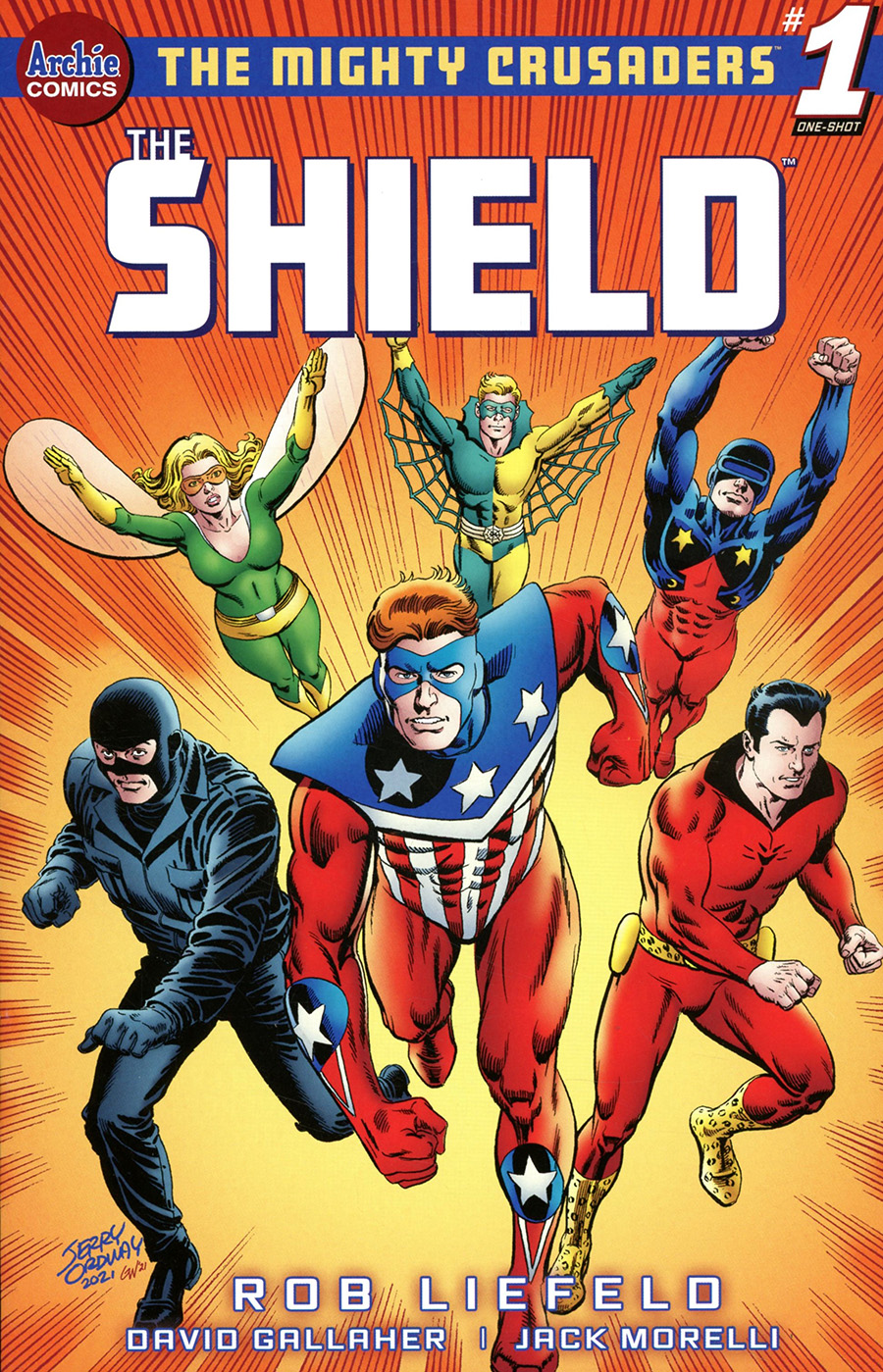 Mighty Crusaders (One Shot) #1 The Shield Cover E Variant Jerry Ordway Cover