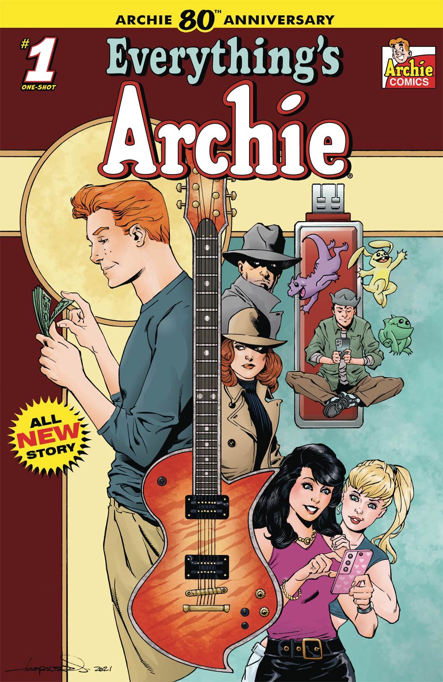 Archie 80th Anniversary #1 (One Shot) Everythings Archie Cover D Variant Aaron Lopresti Cover