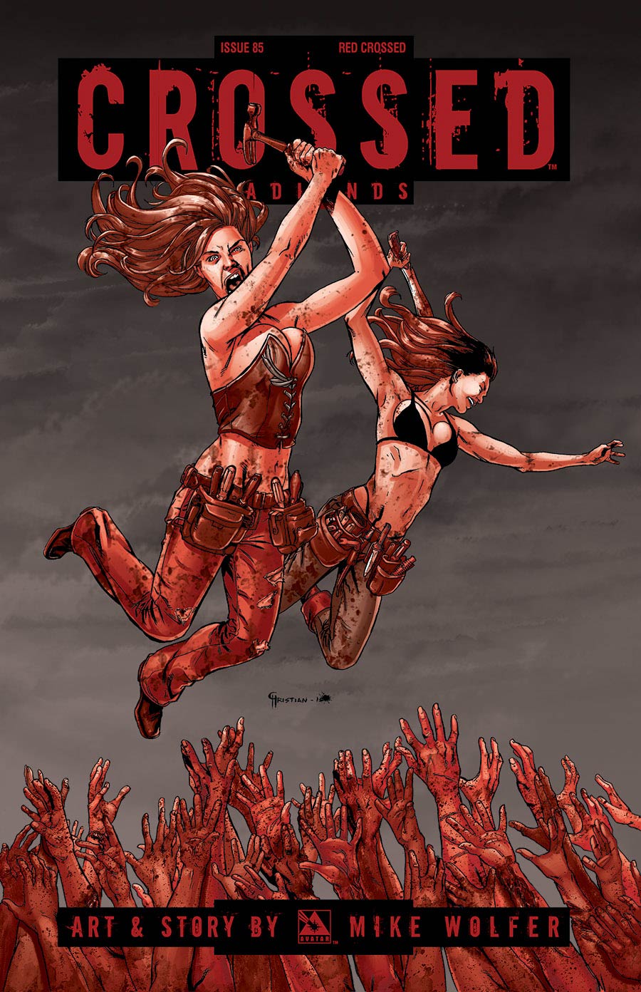 Crossed Badlands #85 Red Crossed Cover (Sale Edition)