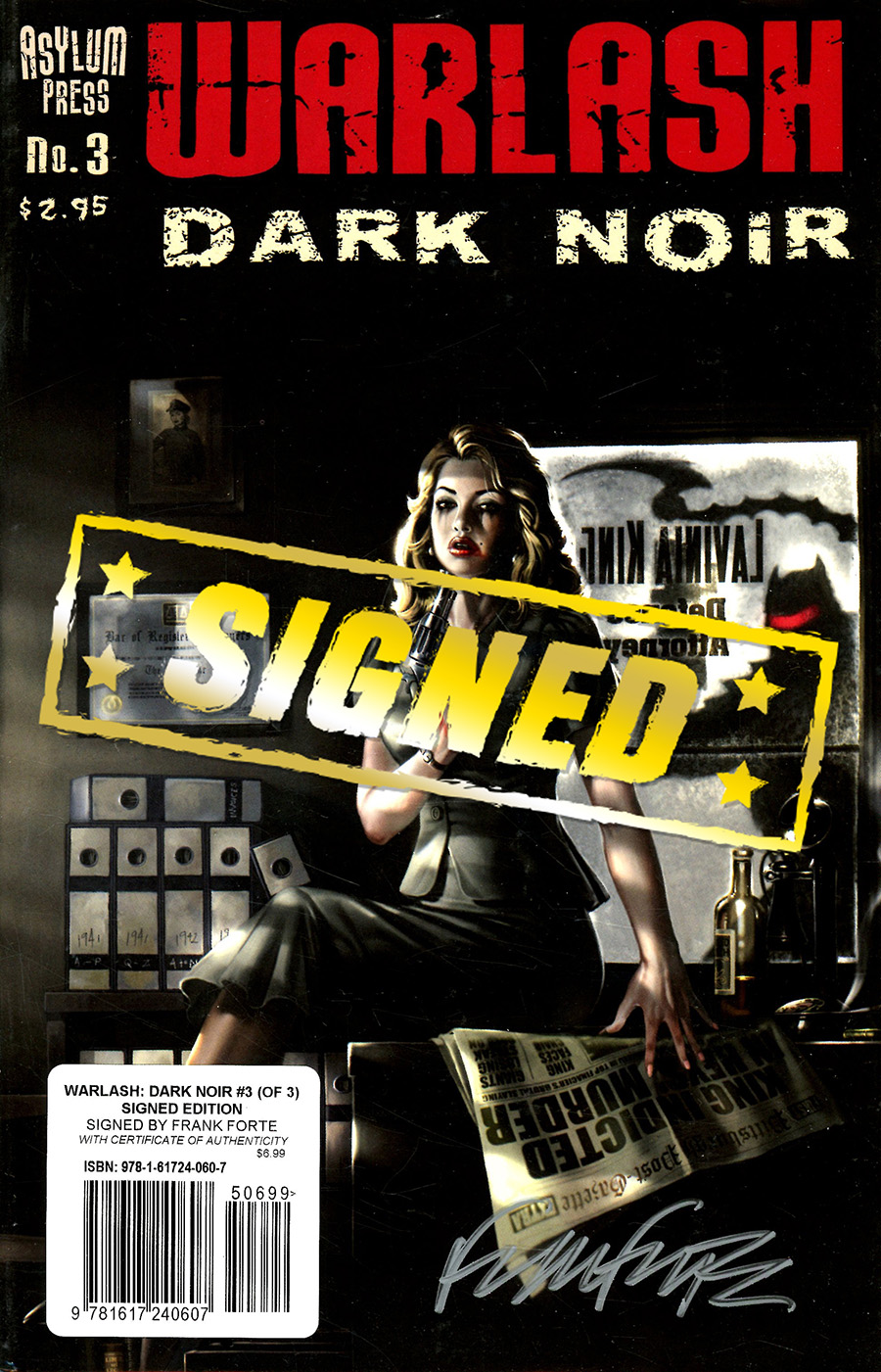 Warlash Dark Noir #3 Signed Edition