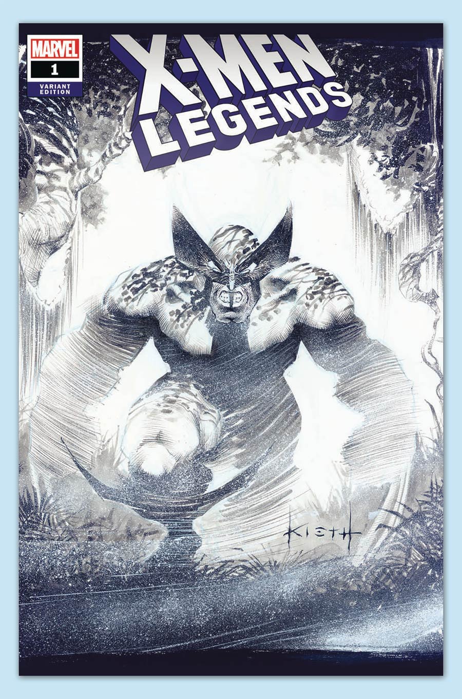 X-Men Legends #1 Cover G Clover Press Exclusive Sam Kieth Variant Cover