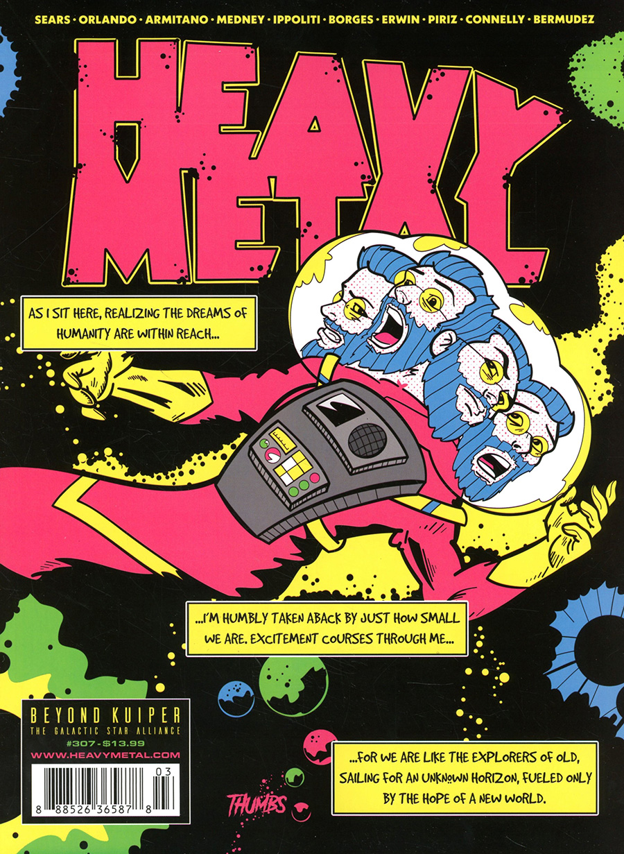 Heavy Metal #307 Cover A Regular Thumbs Cover