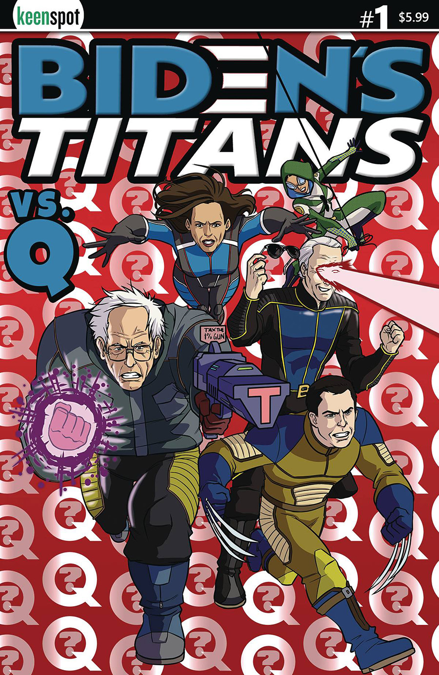 Bidens Titans vs Q Cover A Regular Shawn Remulac Cover