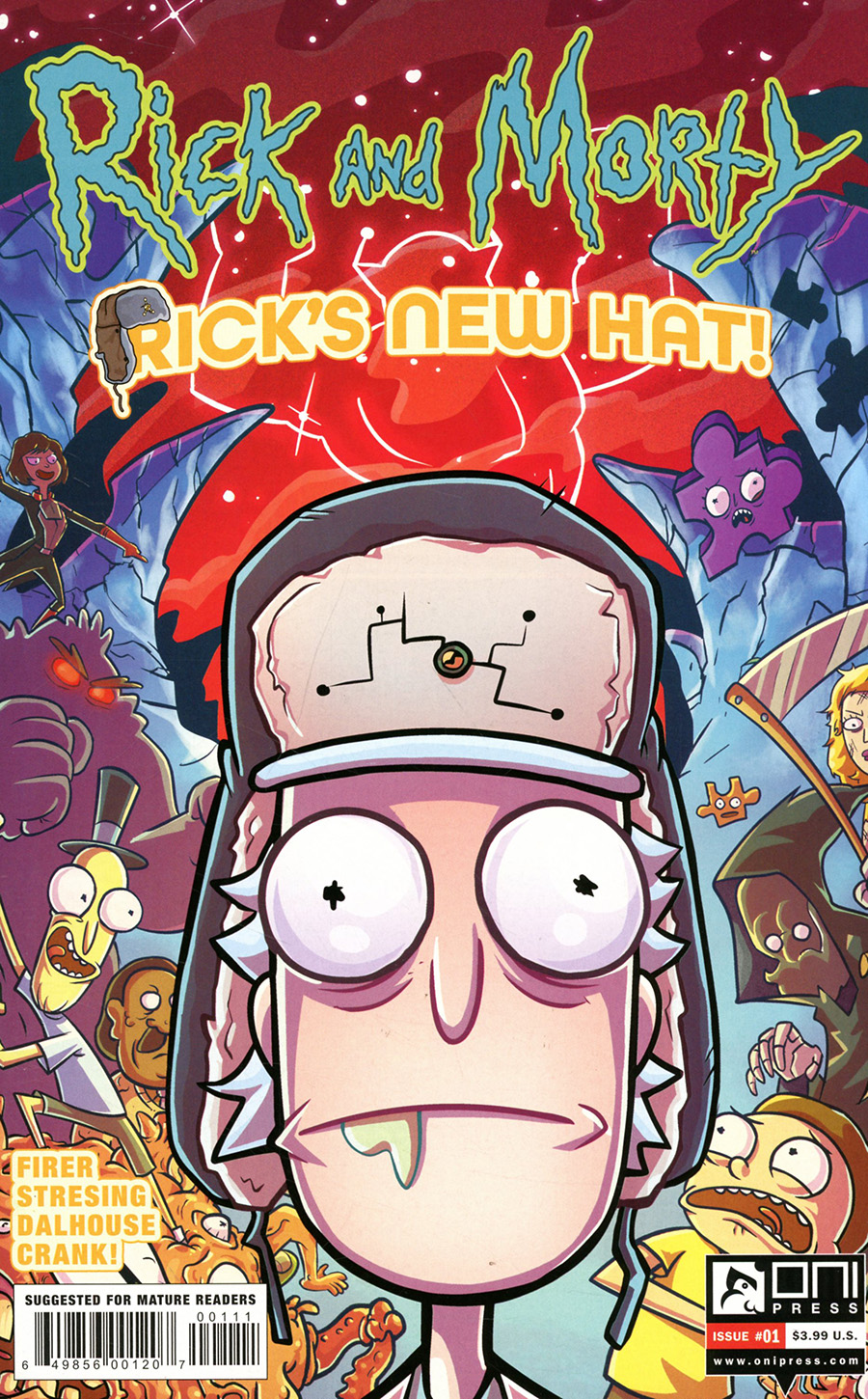 Rick And Morty Ricks New Hat #1 Cover A Regular Fred C Stresing Cover