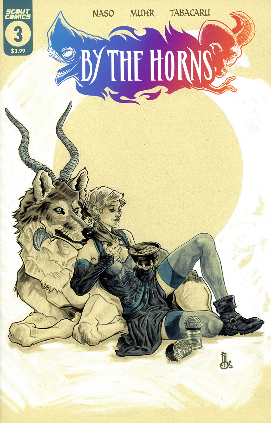 By The Horns #3 Cover B Variant Mark Dos Santos Cover (Limit 1 Per Customer)