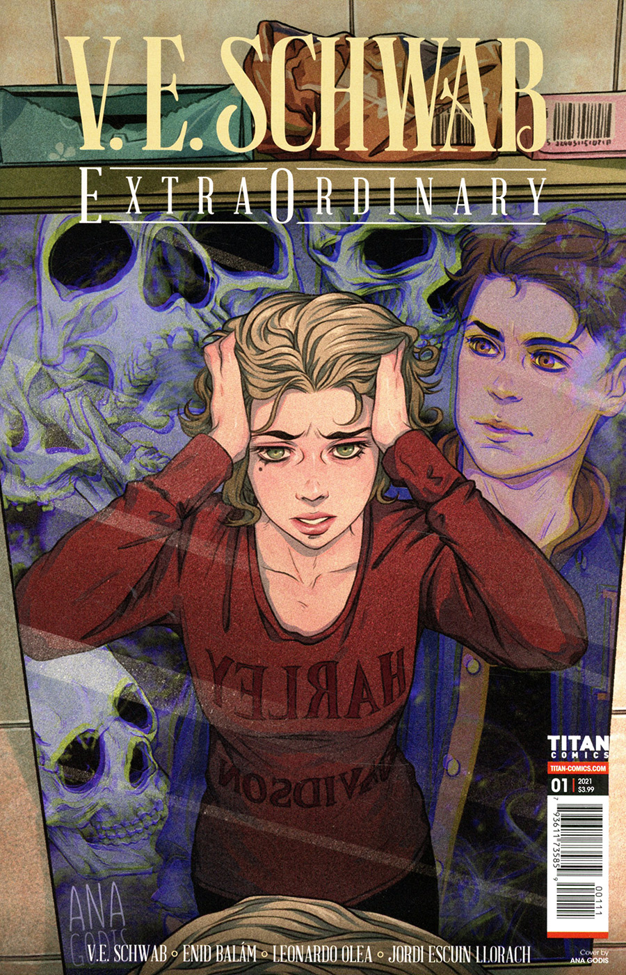 VE Schwabs Extraordinary #1 Cover A Regular Ana Godis Cover