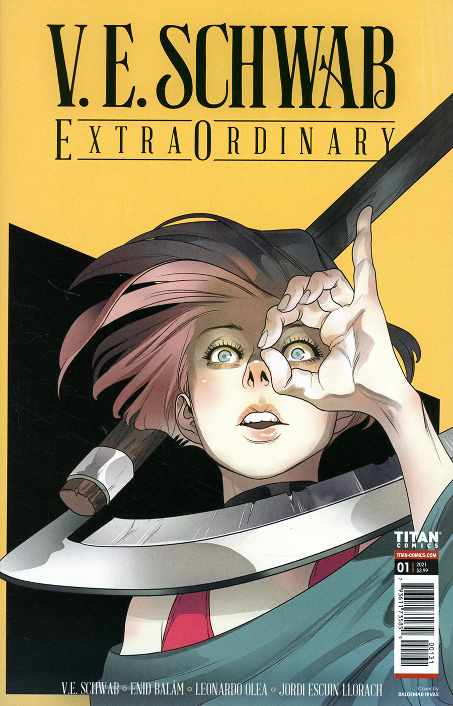 VE Schwabs Extraordinary #1 Cover C Variant Baldemar Rivas Cover