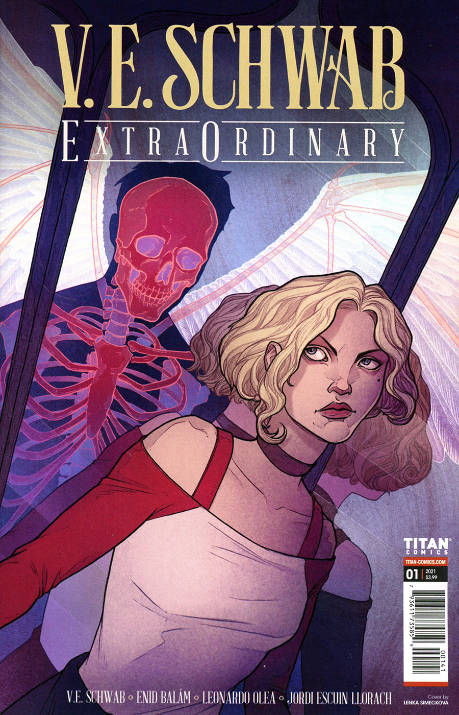 VE Schwabs Extraordinary #1 Cover D Variant Lenka Simeckova Cover