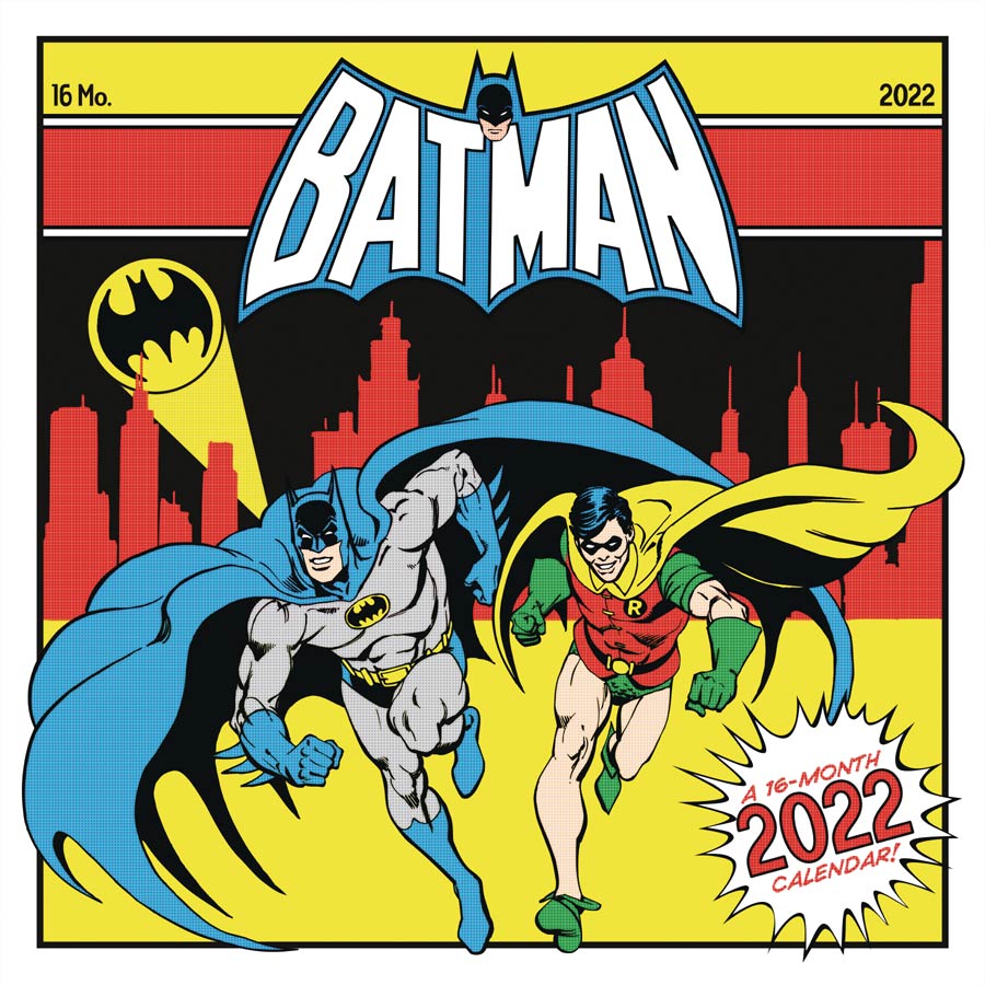 Batman 16-Month 2022 Wall Calendar
