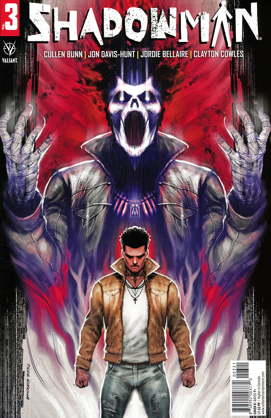 Shadowman Vol 6 #3 Cover B Variant Tyler Kirkham Cover