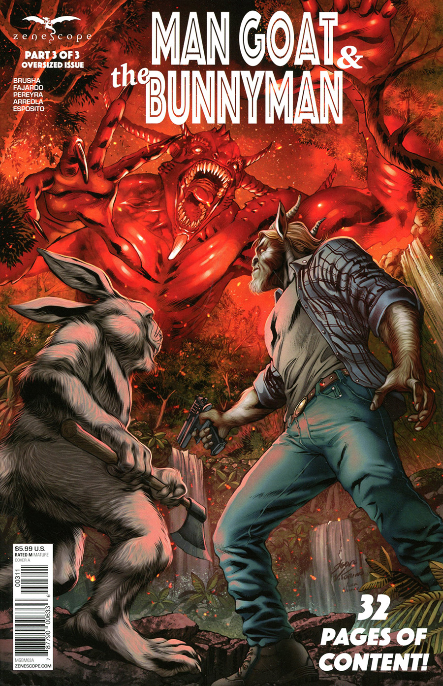 Man Goat And The Bunny Man #3 Cover A Igor Vitorino