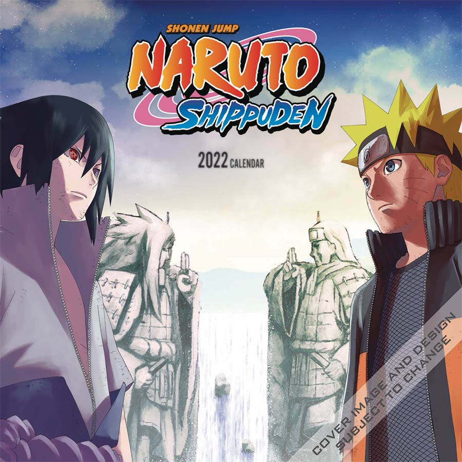 Naruto Shippuden 2022 Wall Calendar