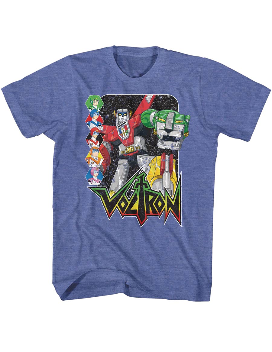 Voltron Pilots Blue T-Shirt Large