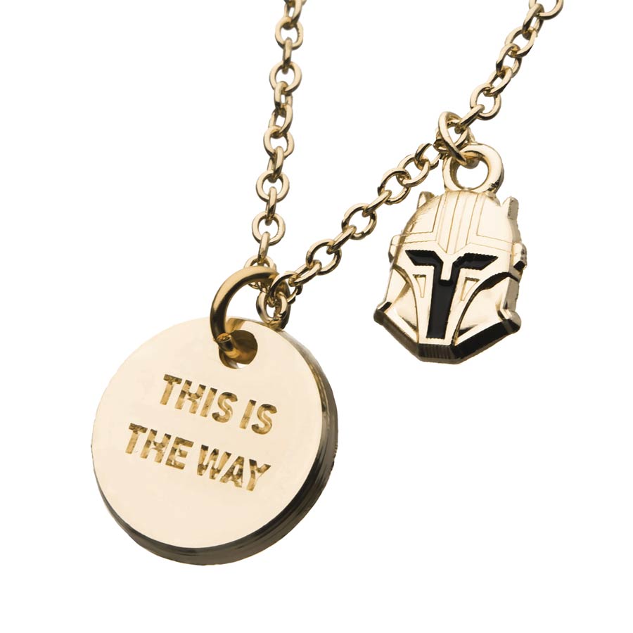 Star Wars The Mandalorian This Is The Way Necklace