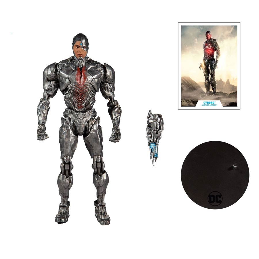 DC Multiverse Justice League Movie Cyborg 7-Inch Scale Action Figure Case