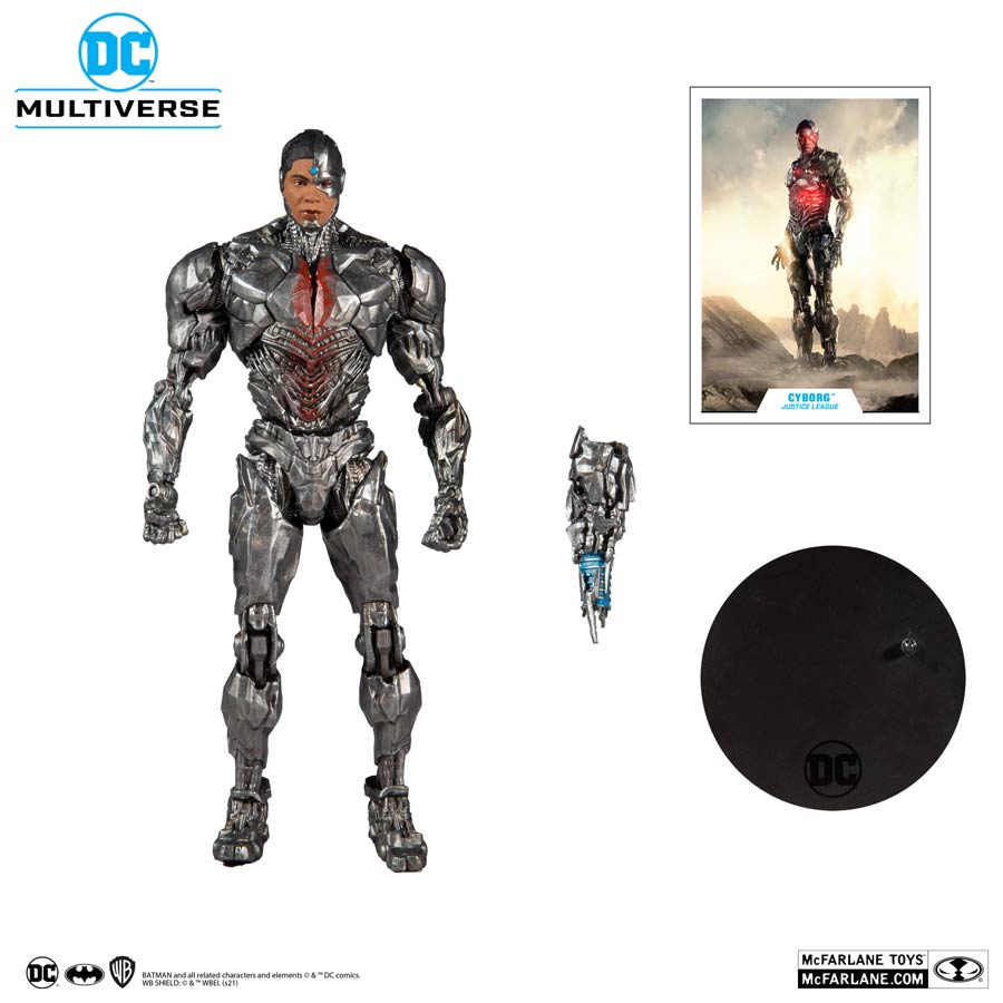 DC Multiverse Justice League Movie Cyborg 7-Inch Scale Action Figure