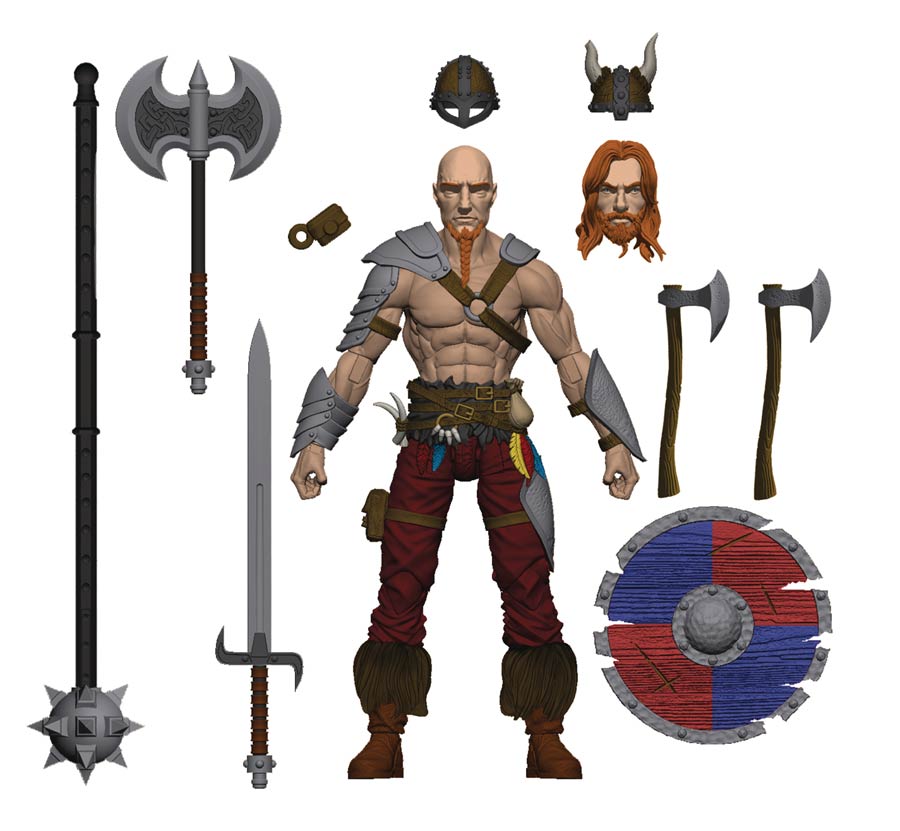 Vitruvian H.A.C.K.S. Fantasy Figure - Sigard The Barbarian