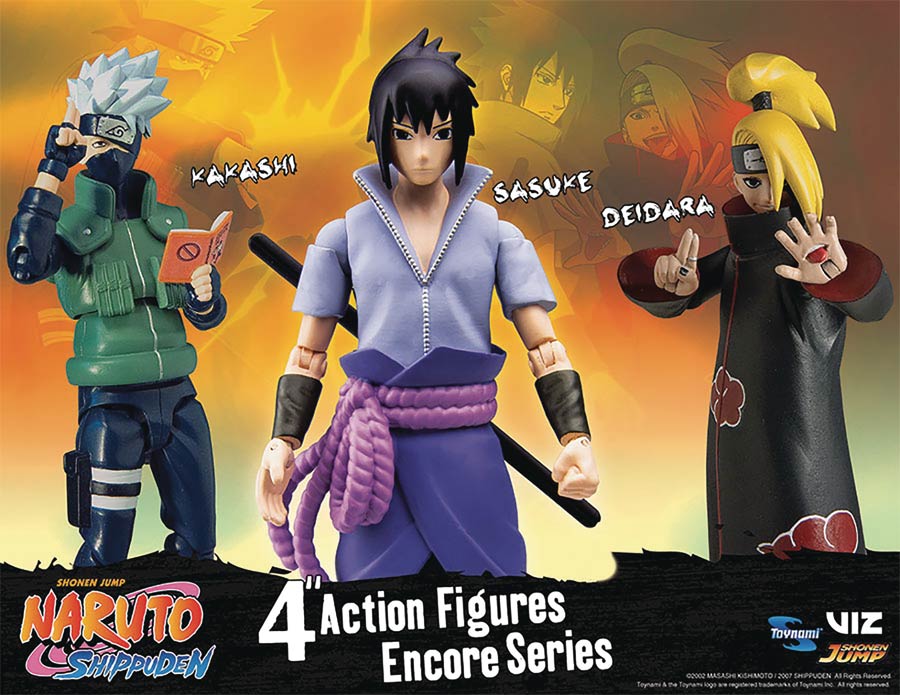 Naruto Shippuden Encore Series 1 Poseable Action Figure Assortment Case