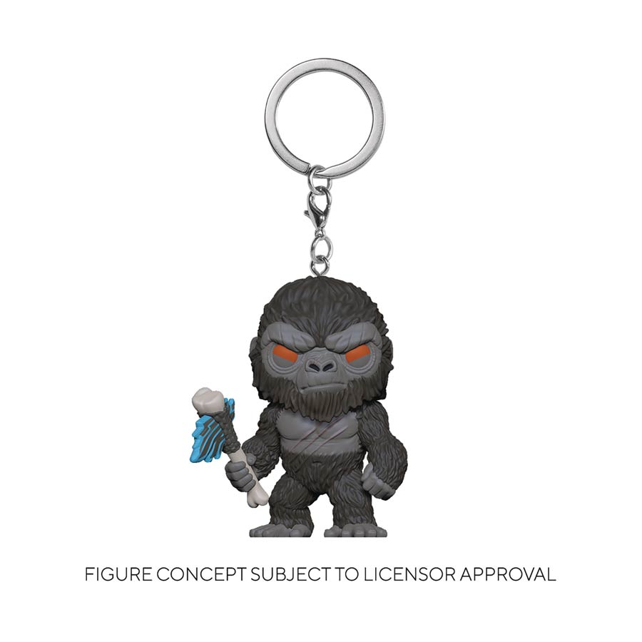 Pocket POP Godzilla vs Kong Kong With Weapon Vinyl Pocket Keychain