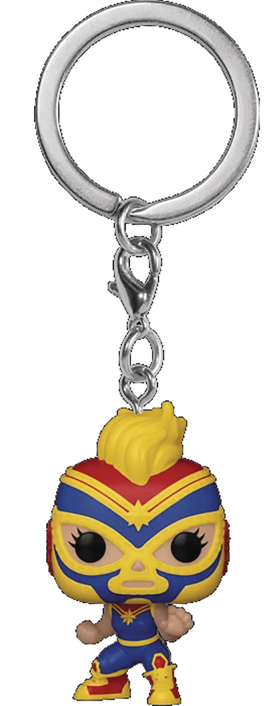 Pocket POP Marvel Luchadores Captain Marvel Vinyl Pocket Keychain