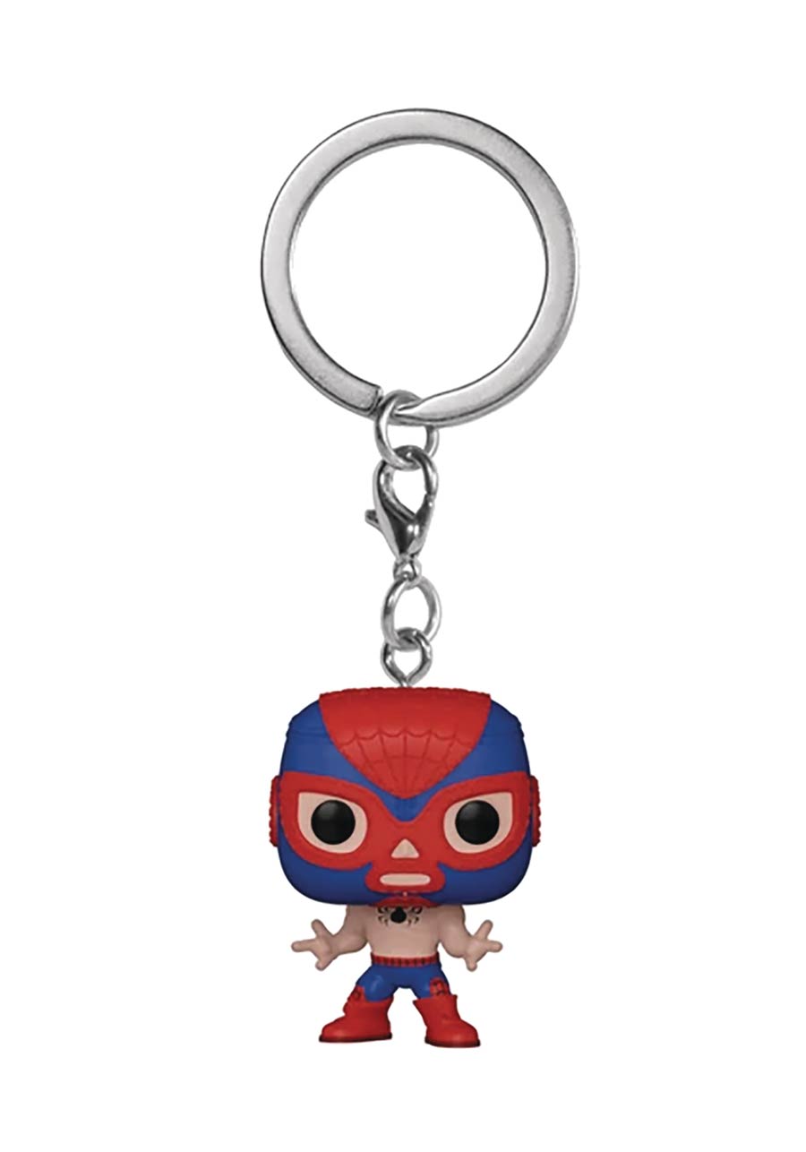 Pocket POP Marvel Luchadores Spider-Man Vinyl Pocket Keychain