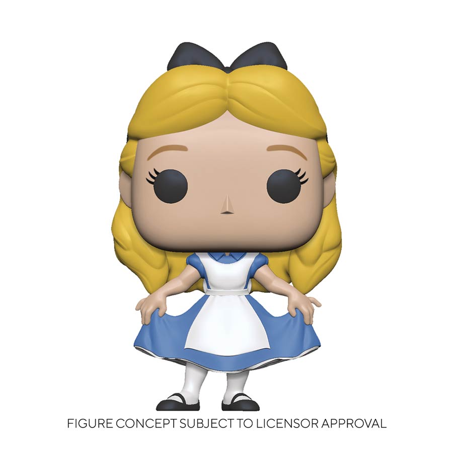 POP Alice In Wonderland 70th Anniversary Curtsying Alice Vinyl Figure