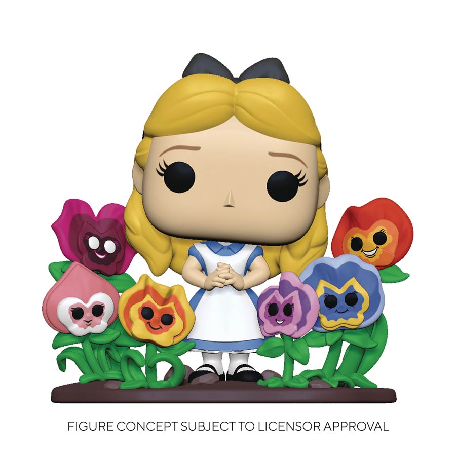 POP Deluxe Alice In Wonderland 70th Anniversray Alice With Flowers Vinyl Figure