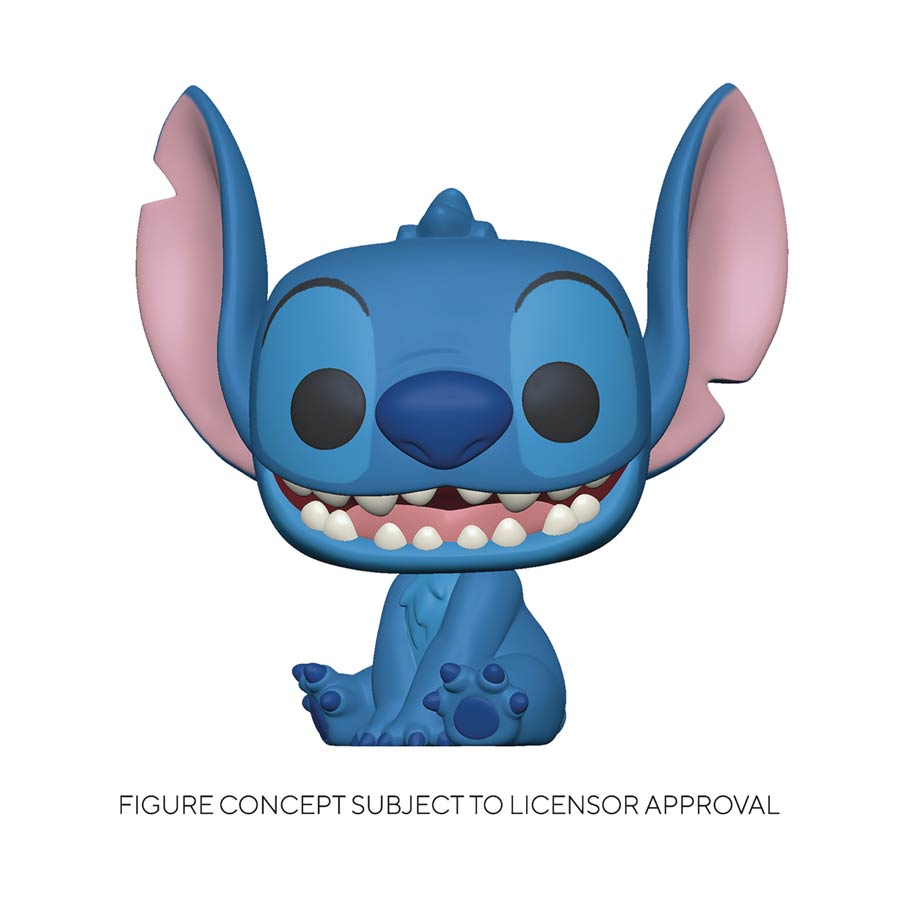 POP Disney Lilo & Stitch Smiling And Seated Stitch Vinyl Figure