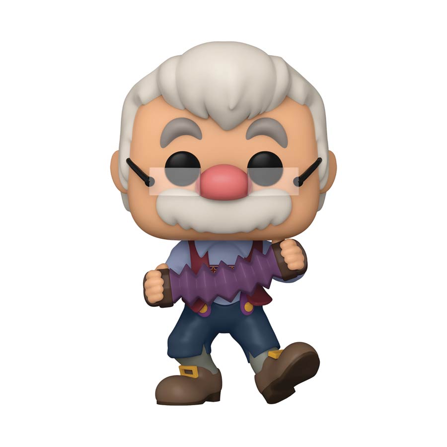 POP Disney Pinocchio Geppetto With Accordion Vinyl Figure