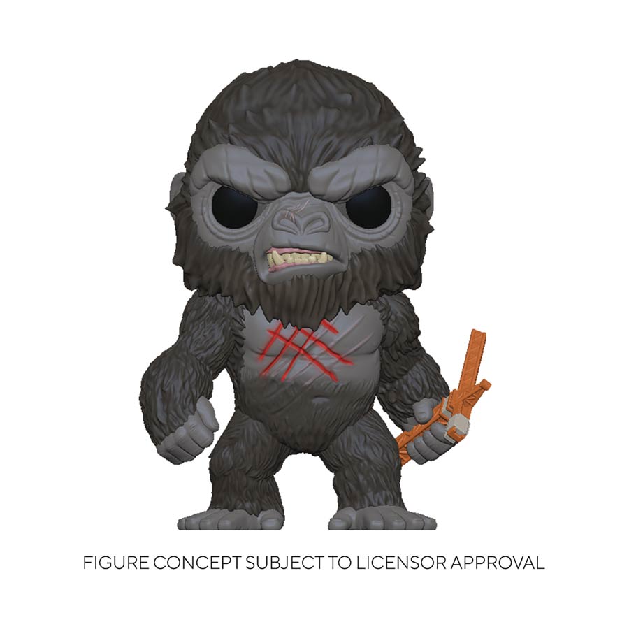 POP Movies Godzilla vs Kong Battle Scarred Kong Vinyl Figure