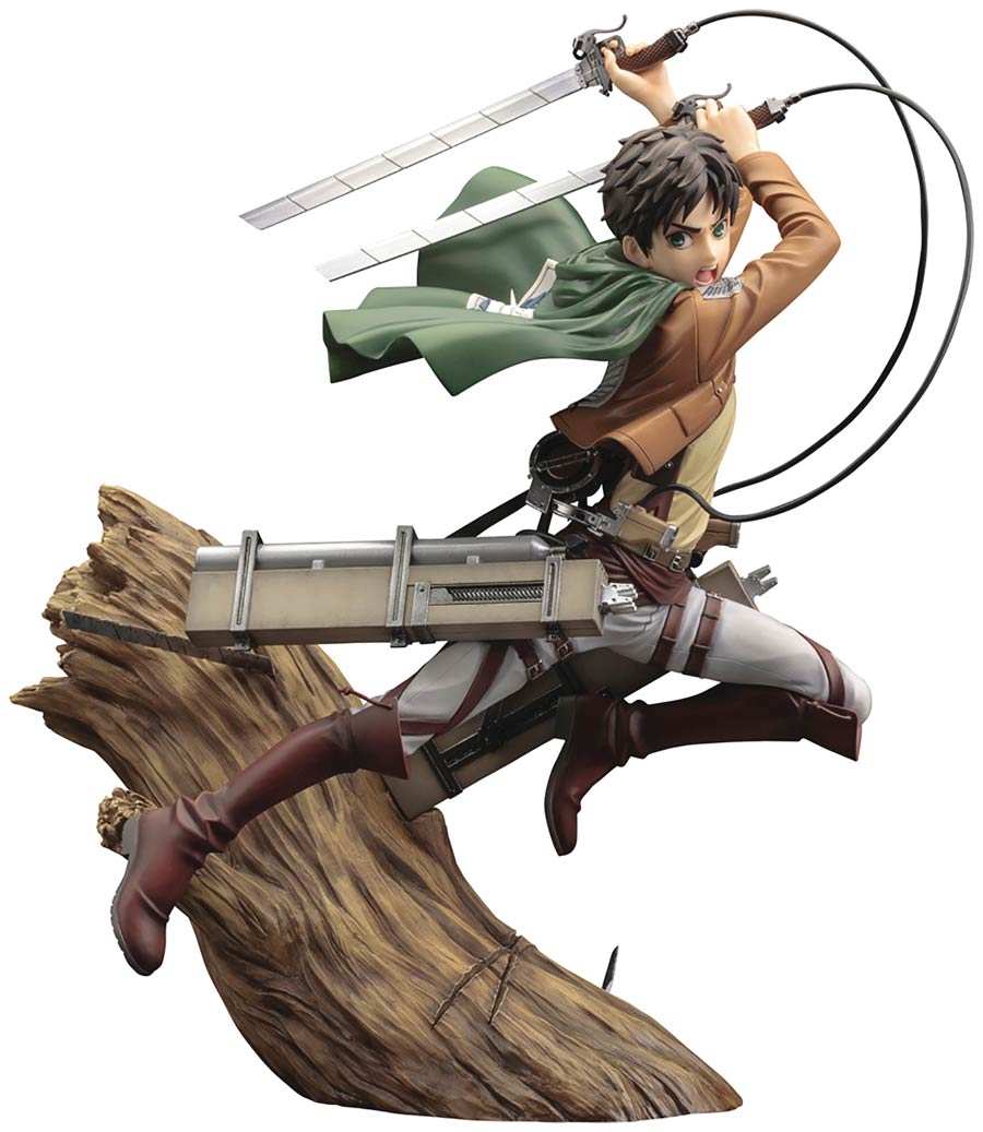 Attack On Titan Eren Yeager ARTFX J Statue Renewal Package Version