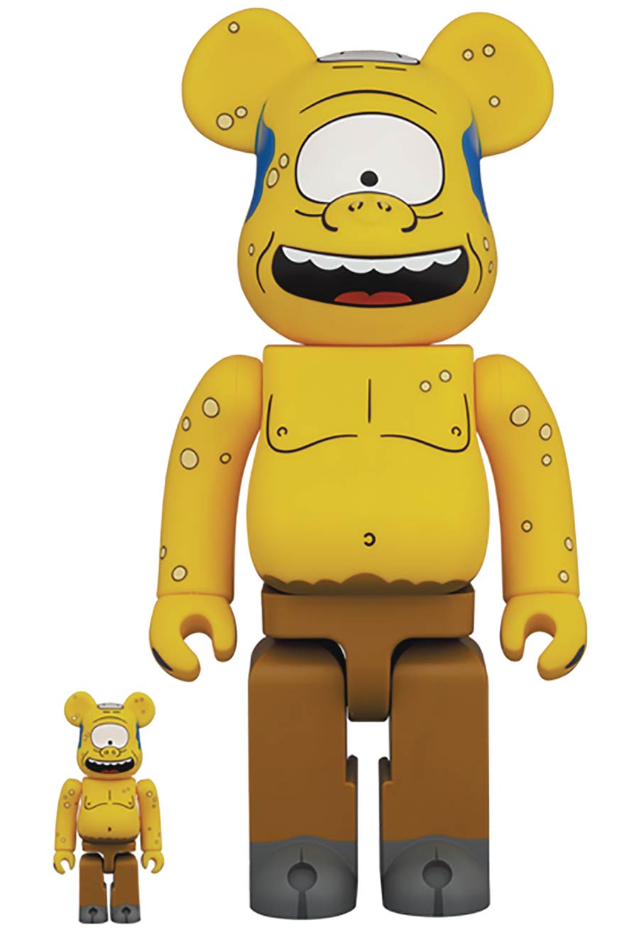 Simpsons Cyclops 100 Percent & 400 Percent 2-Pack Bearbrick