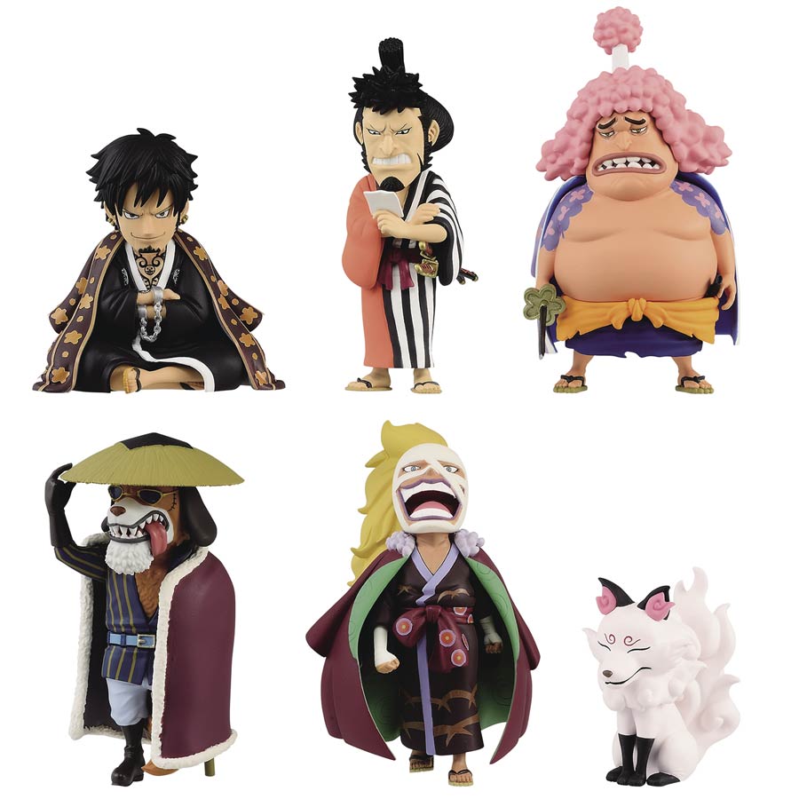 One Piece Wano Country World Collectible Figure Series 18 Mini Figure Blind Mystery Box 12-Piece Assortment Case