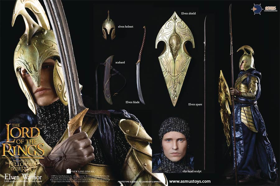 Lord Of The Rings Elven Warrior 1/6 Scale Action Figure