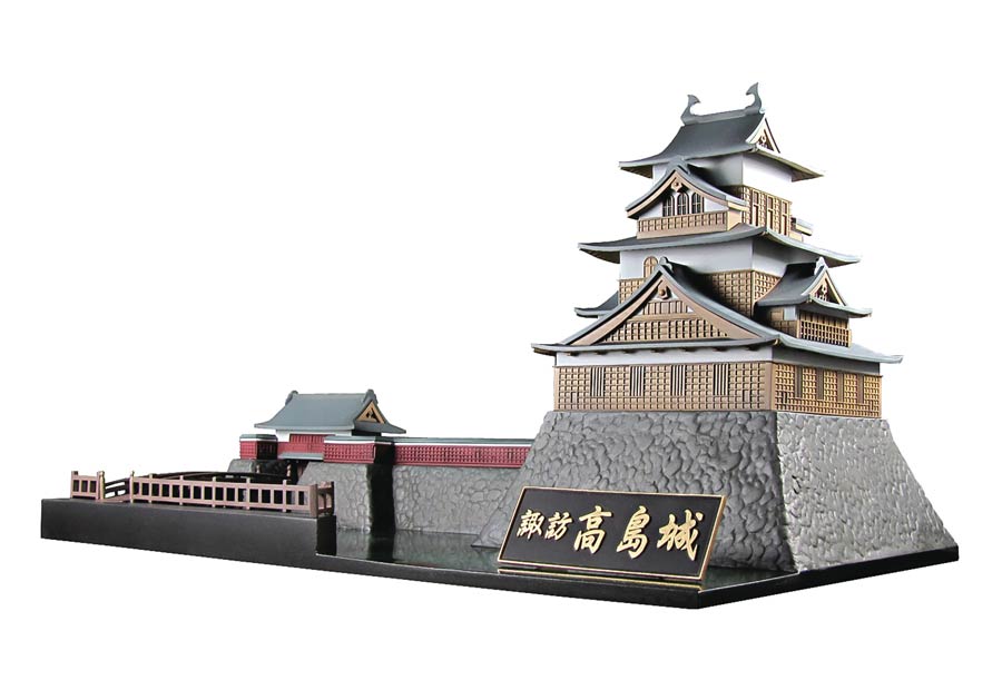 Castle Collection Suwa Takashima Castle Plastic Model Kit