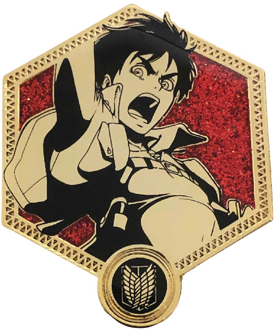 Attack On Titan Golden Series Enamel Pin - Eren Yeager
