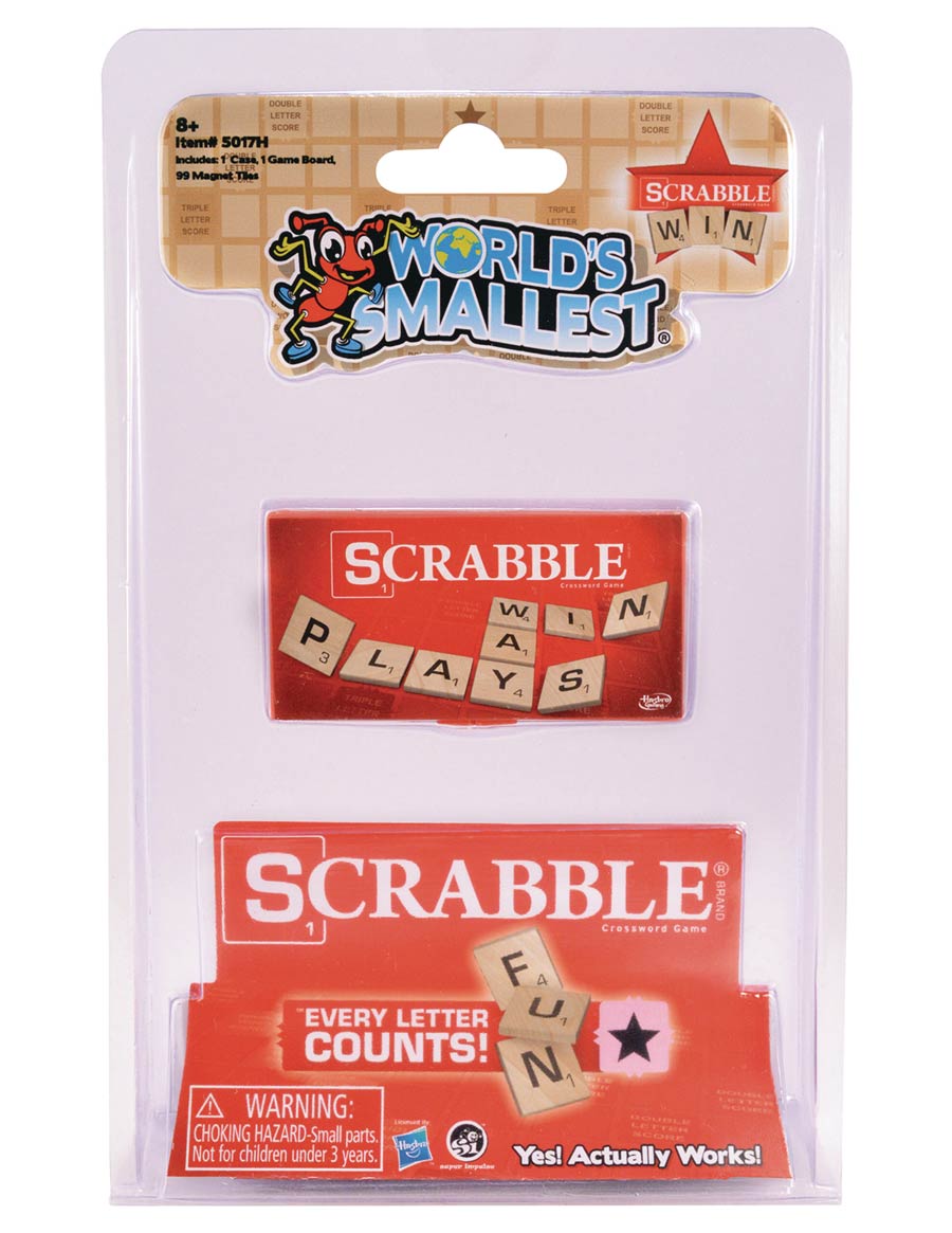 Worlds Smallest Scrabble Game Inner Case