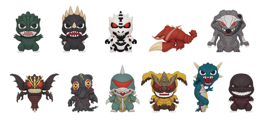 Godzilla Classic 3D Foam Bag Clip Series 3 Blind Mystery Box