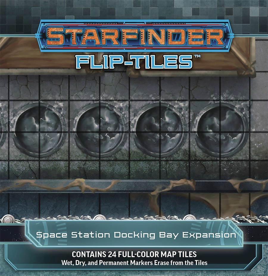 Starfinder Flip-Tiles - Space Station Docking Bay Expansion